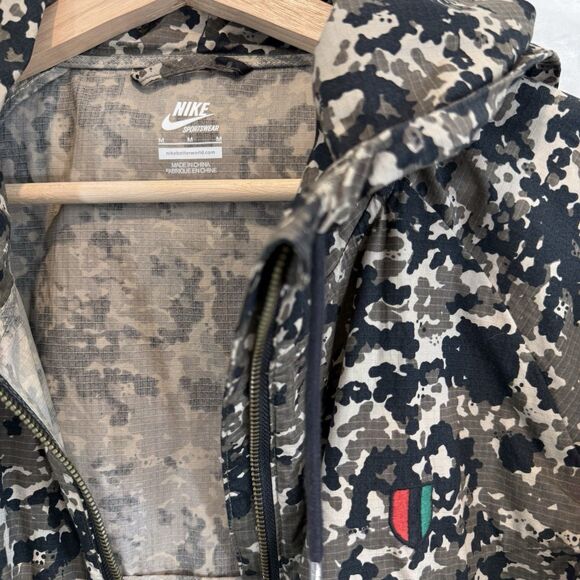 Nike Jacket BB Kobe Windrunner Camo Zip Front Hooded 485135-376 Men's M - Picture 3 of 8